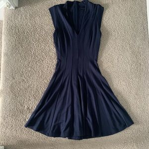 French Connection Navy Fit and Flare Dress Size 6